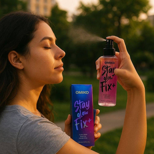 Spray Fixateur Éclat & Hydratation – OMIKO Stay Glow Fix+
