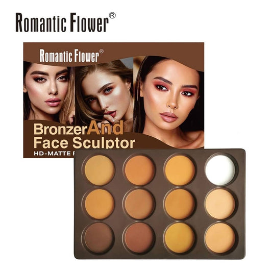 Palette Contouring & Bronzer HD – Romantic Flower