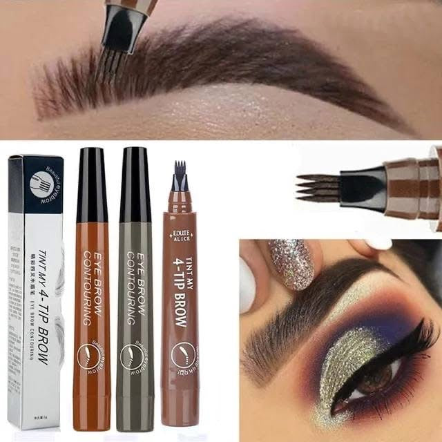 Feutre à Sourcils 4 Pointes – Fini Naturel et Longue Tenue